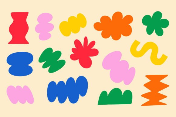 Colorful Abstract Floral Shapes Bundle Review
