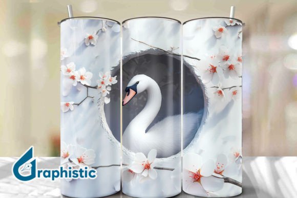 Floral Swan Break Hole Tumbler Wrap 32 Review
