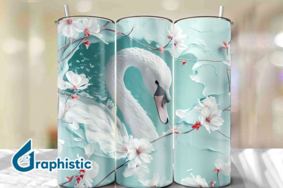 Floral Swan Break Hole Tumbler Wrap 36 Review
