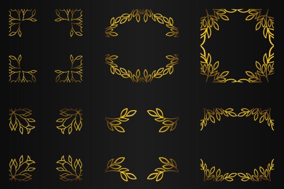 Gold Floral Doodle Frame V2 Review