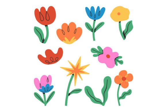 Hand Drawn Whimsical Floral and Botani Review
