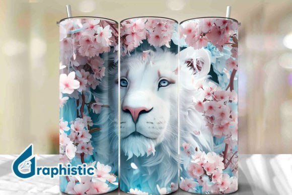 Lion Floral Break Through Tumbler PNG34 Review