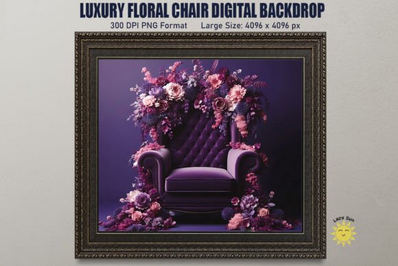 Luxury Floral Chair Digital Backdrop Review