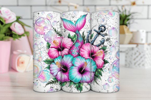 Mermaid Tail Floral Tumbler Wrap Review
