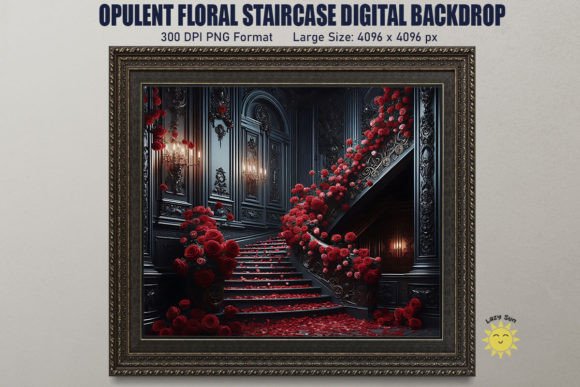 Opulent Floral Staircase Backdrop Review