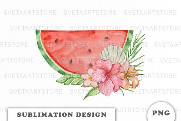 Watercolor Watermelon Tropical PNG Review