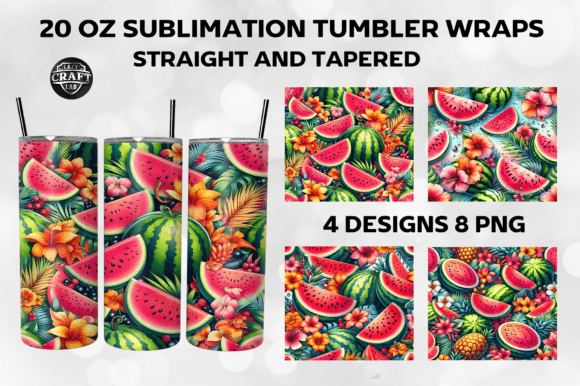 Watermelons Tropical Floral Tumbler Wrap Review